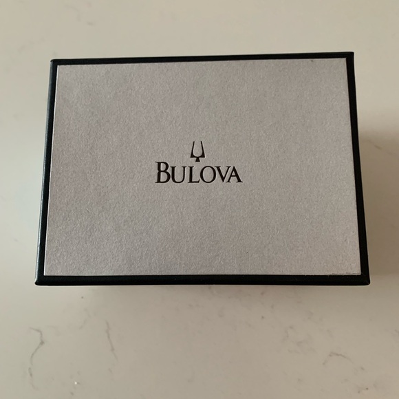 Never Worn Bulova Women's Two-Tone Silver and Gold Watch. 27 Diamonds. 98R008. - Picture 6 of 7